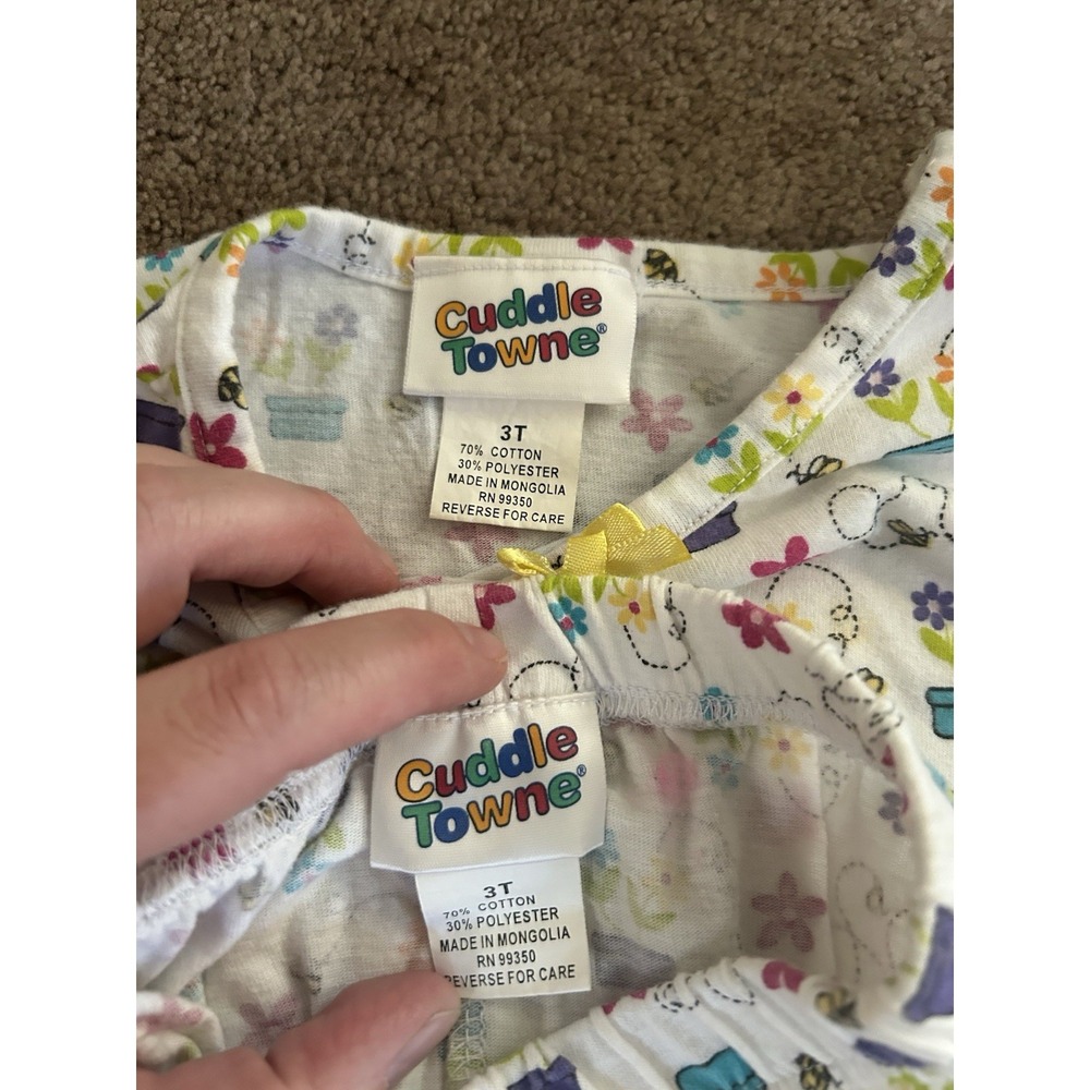 Vintage Early 2000S Cuddle Town Youth 2 Pc Set Size 3T - Picture 3 of 5